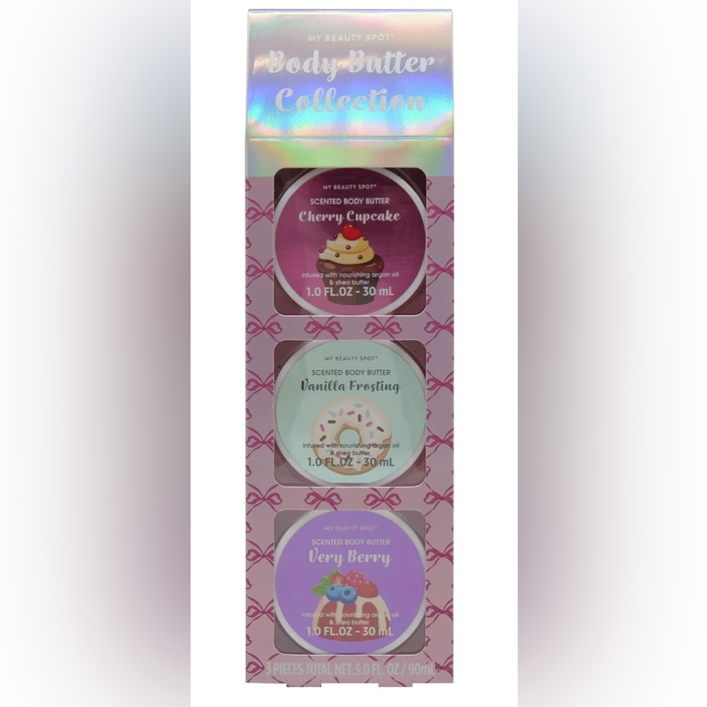 Scented Body Butter Set - Cherry Cupcake & Vanilla Frosting